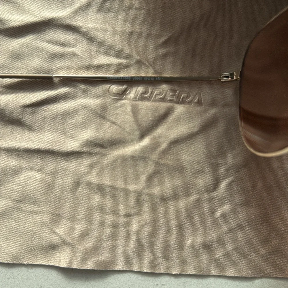 Carrera Aviator Sunglasses with Gold Frame